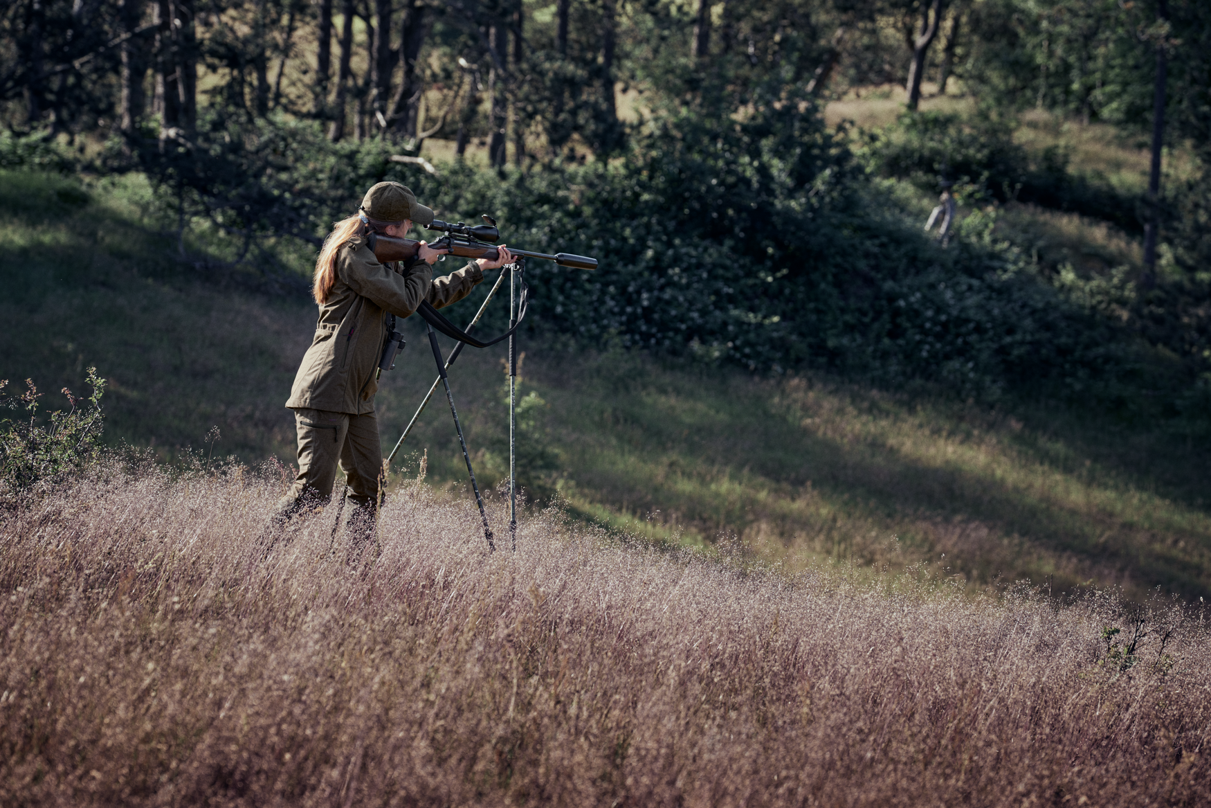 Avail jakke Women - Pine green melange