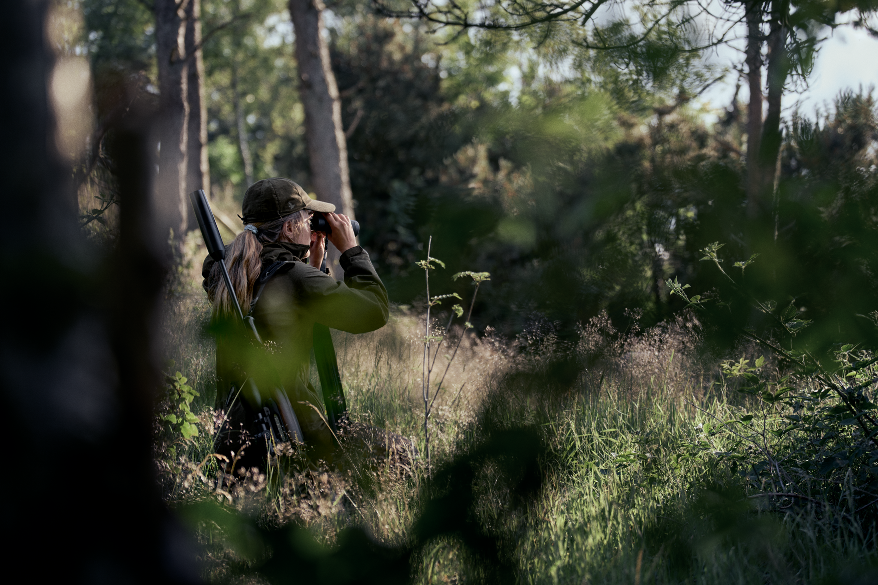 Avail jakke Women - Pine green melange