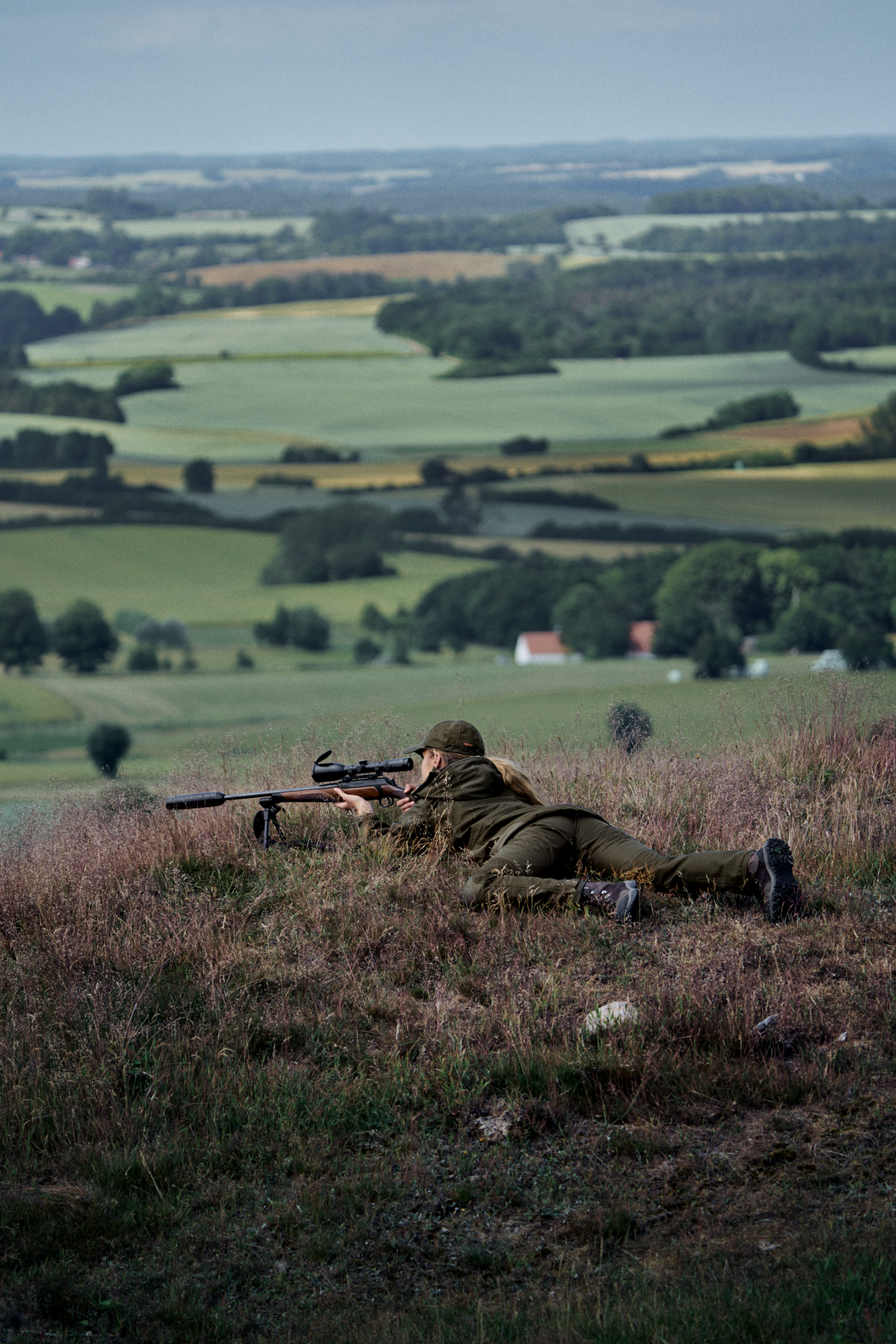 Avail jakke Women - Pine green melange