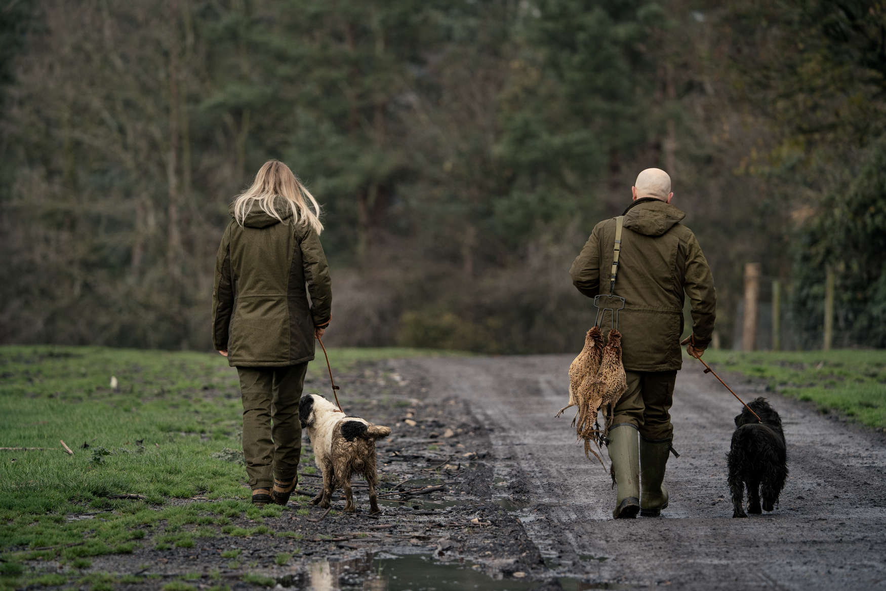 Avail jakke Women - Pine green melange