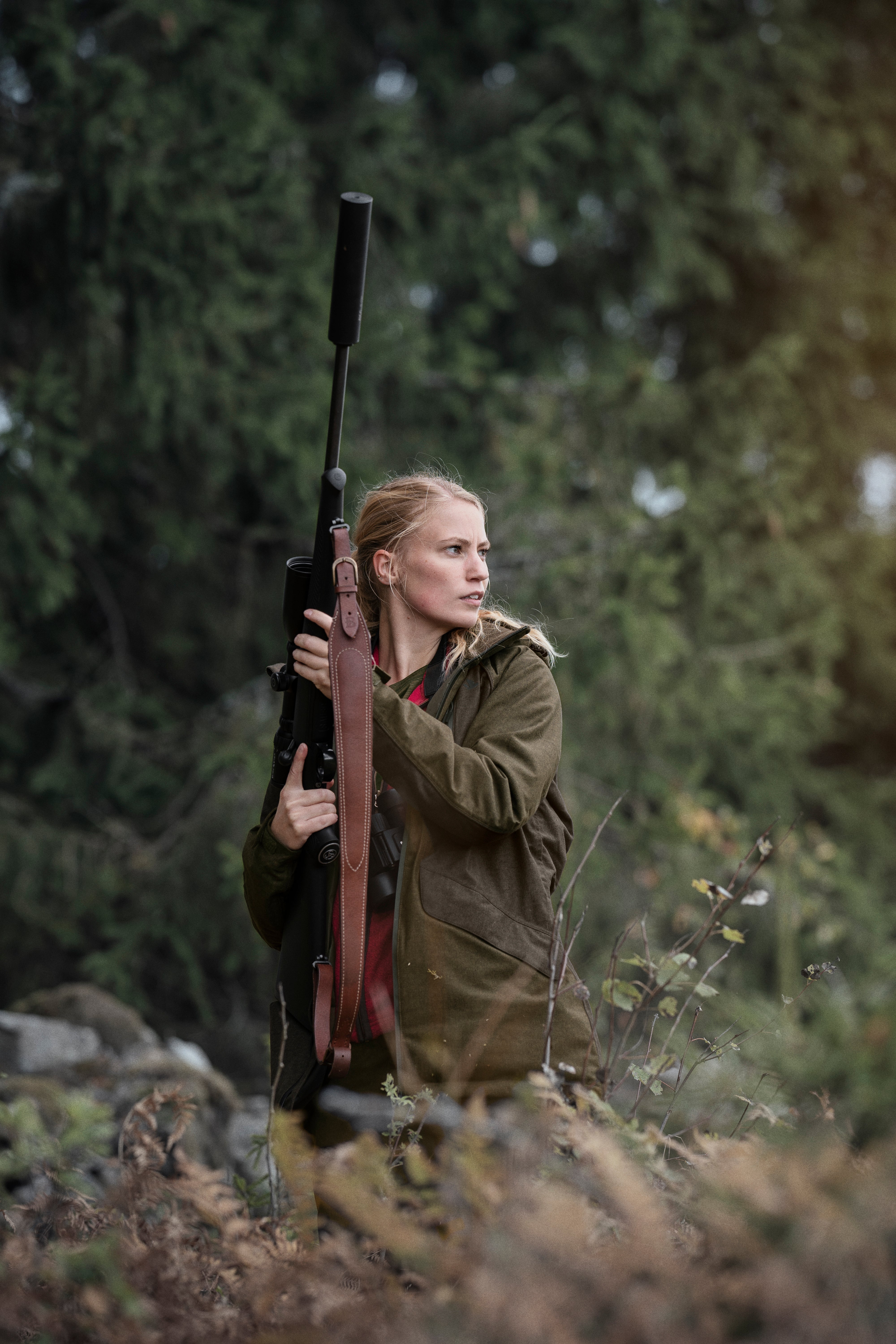 Avail Aya Insulated jacket - Pine green/Demitasse brown