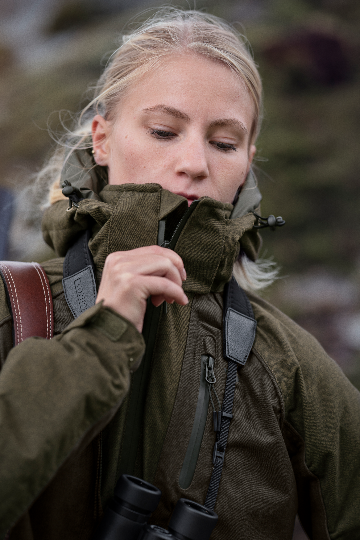 Avail Aya Insulated jacket - Pine green/Demitasse brown