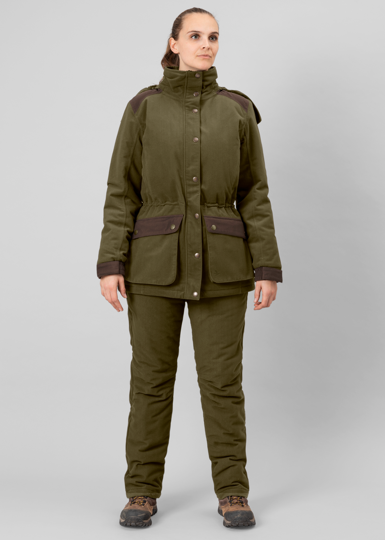 Max warm II Women Jacket - Pine green