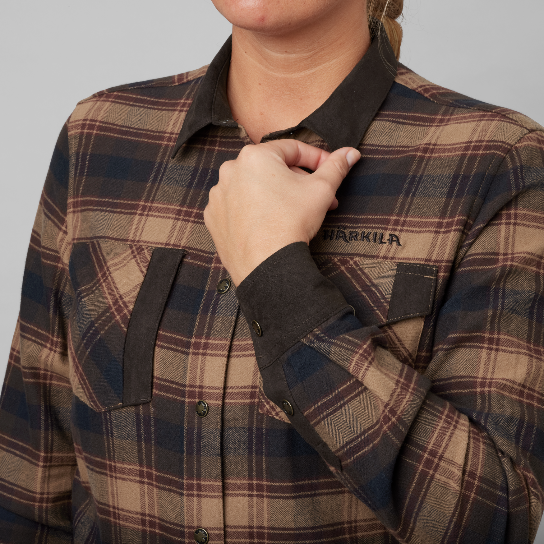 Aivak L/S skjorte Women - Burgundy