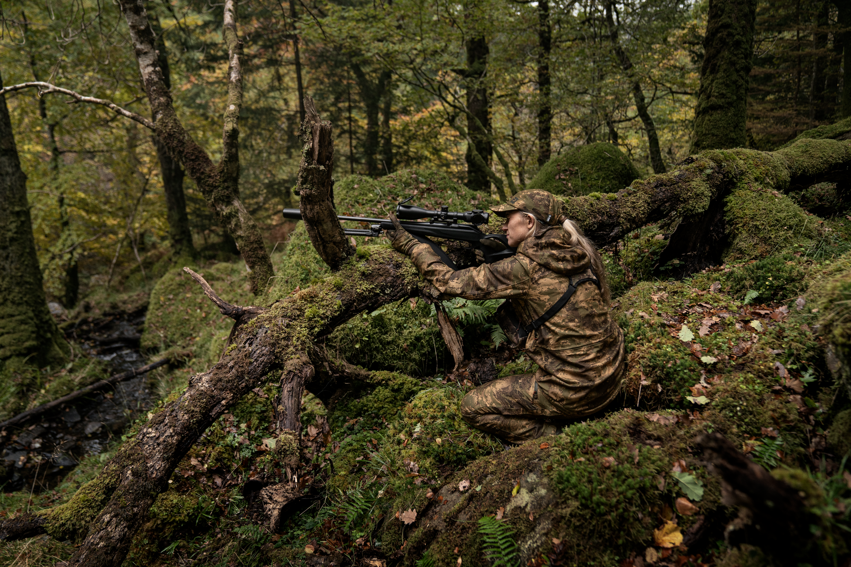 Deer Stalker camo HWS jakke til kvinder - AXIS MSP®Forest