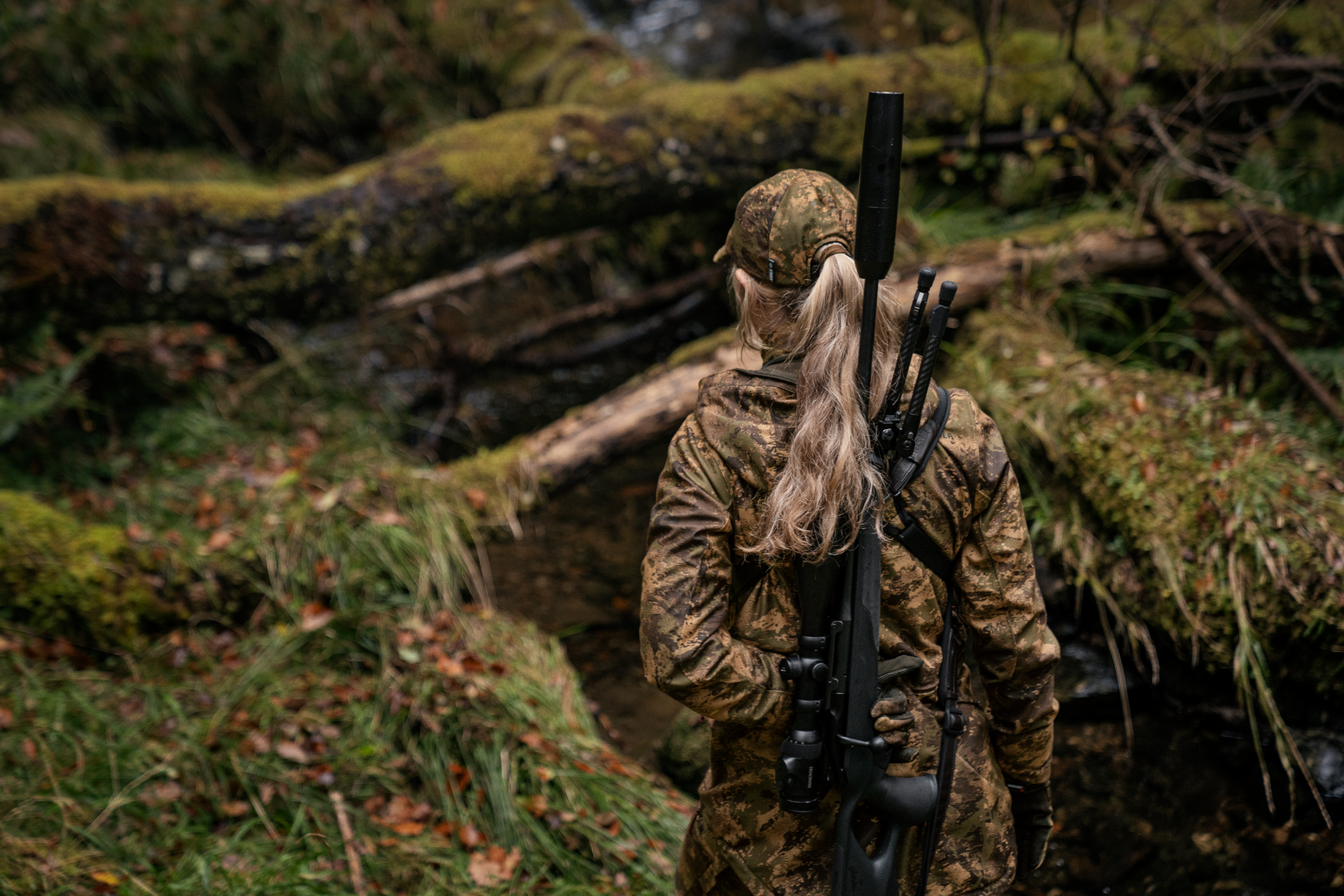 Deer Stalker camo HWS jakke til kvinder - AXIS MSP®Forest