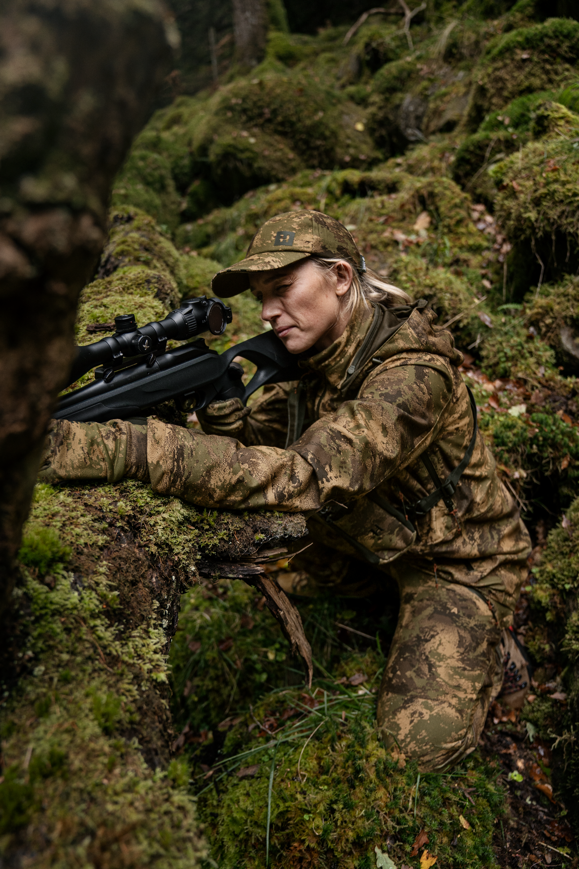 Deer Stalker camo HWS jakke til kvinder - AXIS MSP®Forest