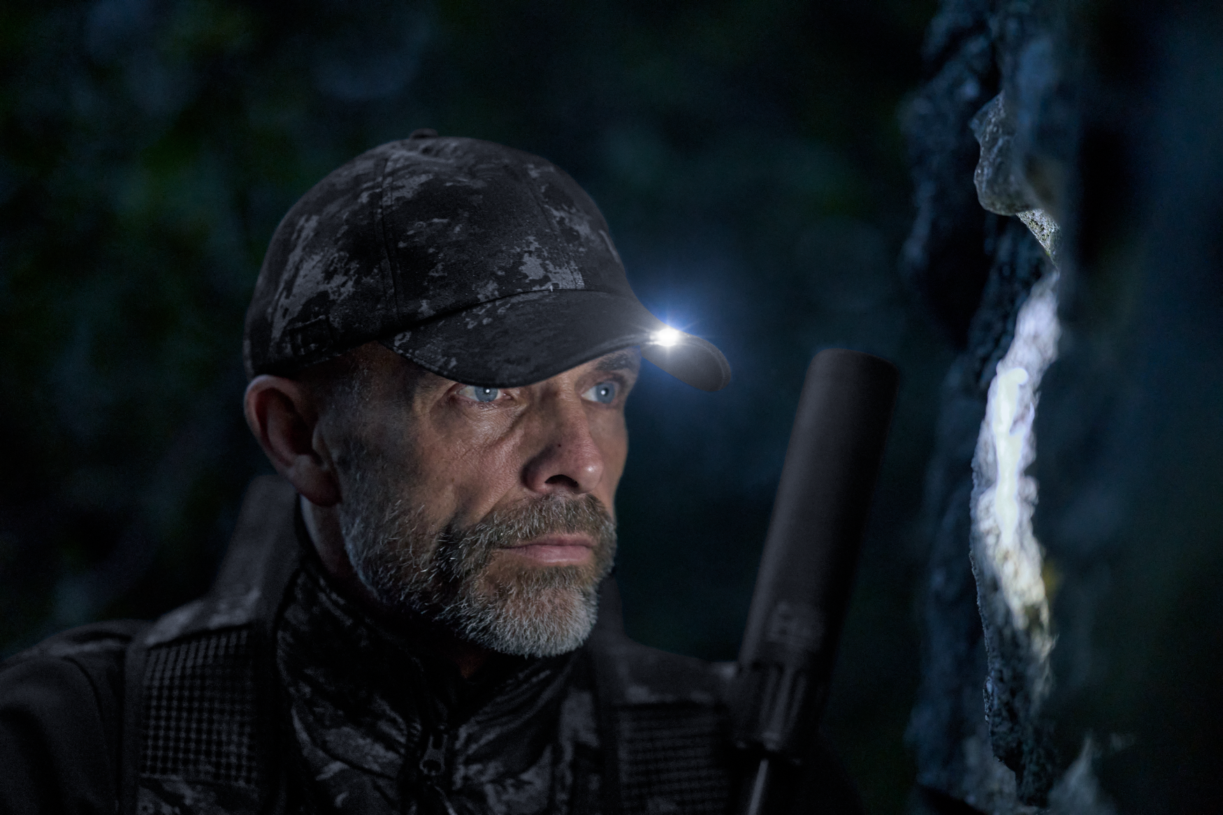 Härkila NOCTYX camo light kasket - AXIS MSP®Black/Black