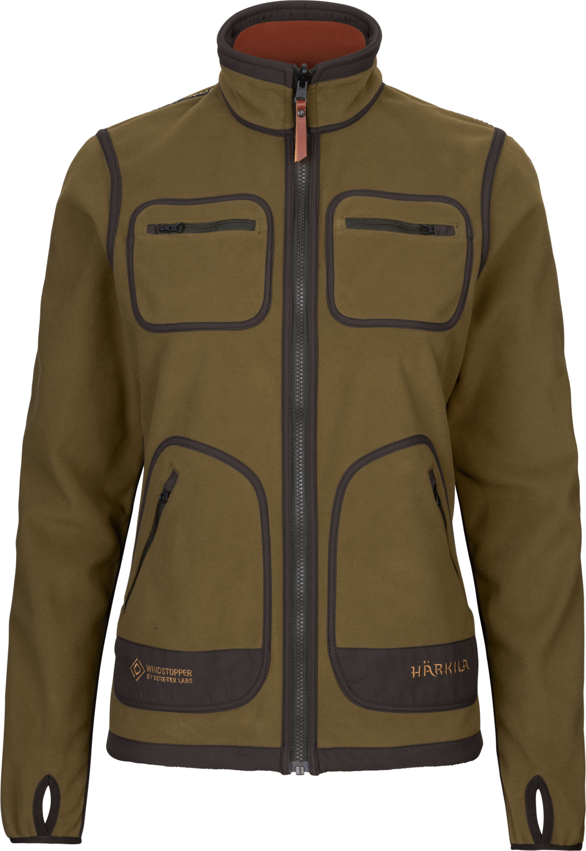 Kamko Fleece Femmes - Dark olive/Arabian spice