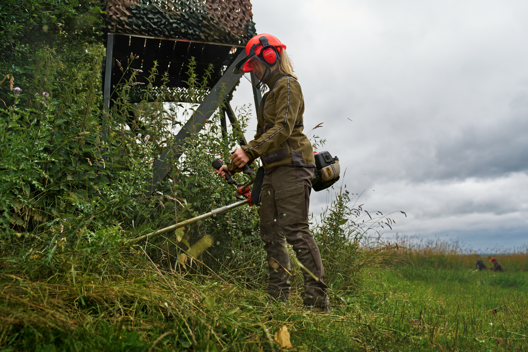 Kamko Fleece Kvinder - Dark olive/Arabian spice