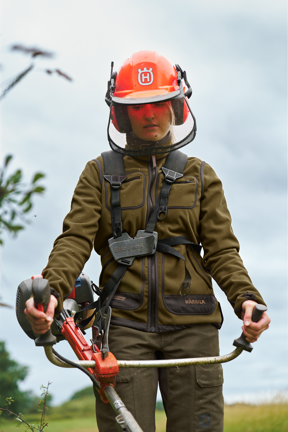 Kamko Fleece Femmes - Dark olive/Arabian spice