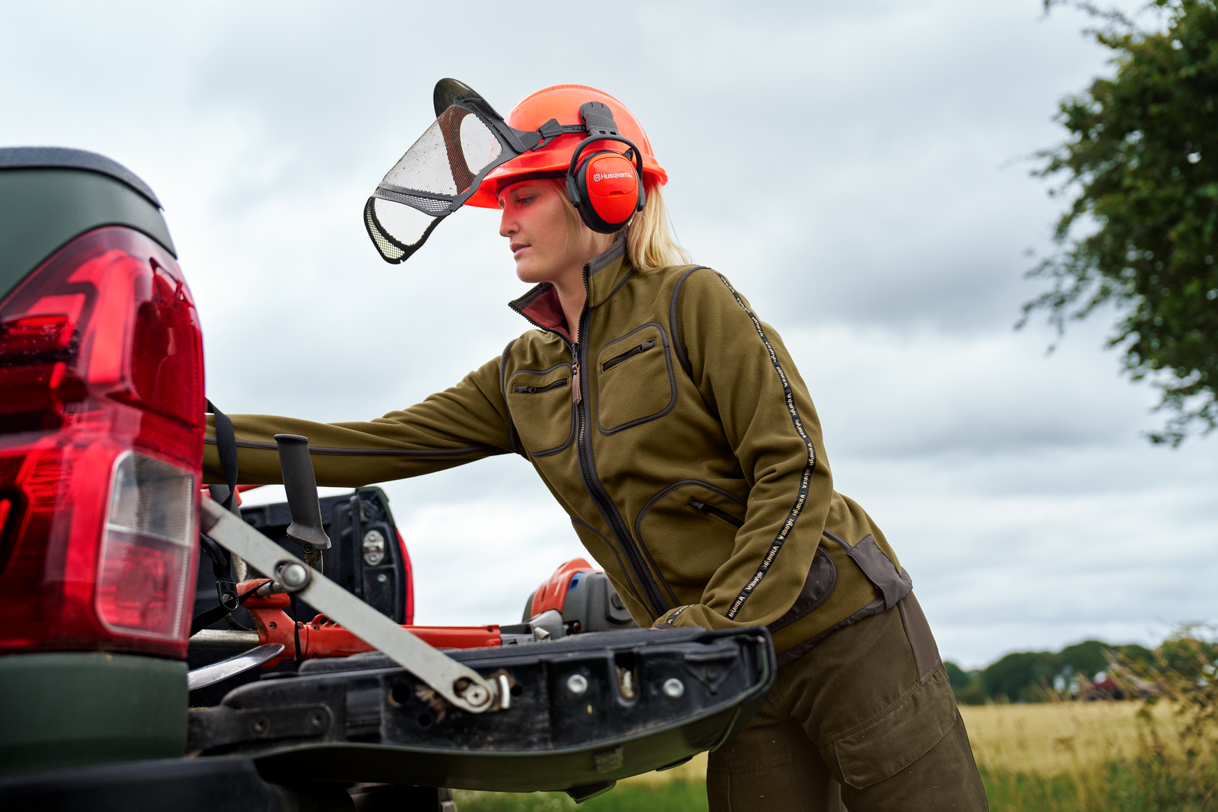 Kamko Fleece Kvinder - Dark olive/Arabian spice