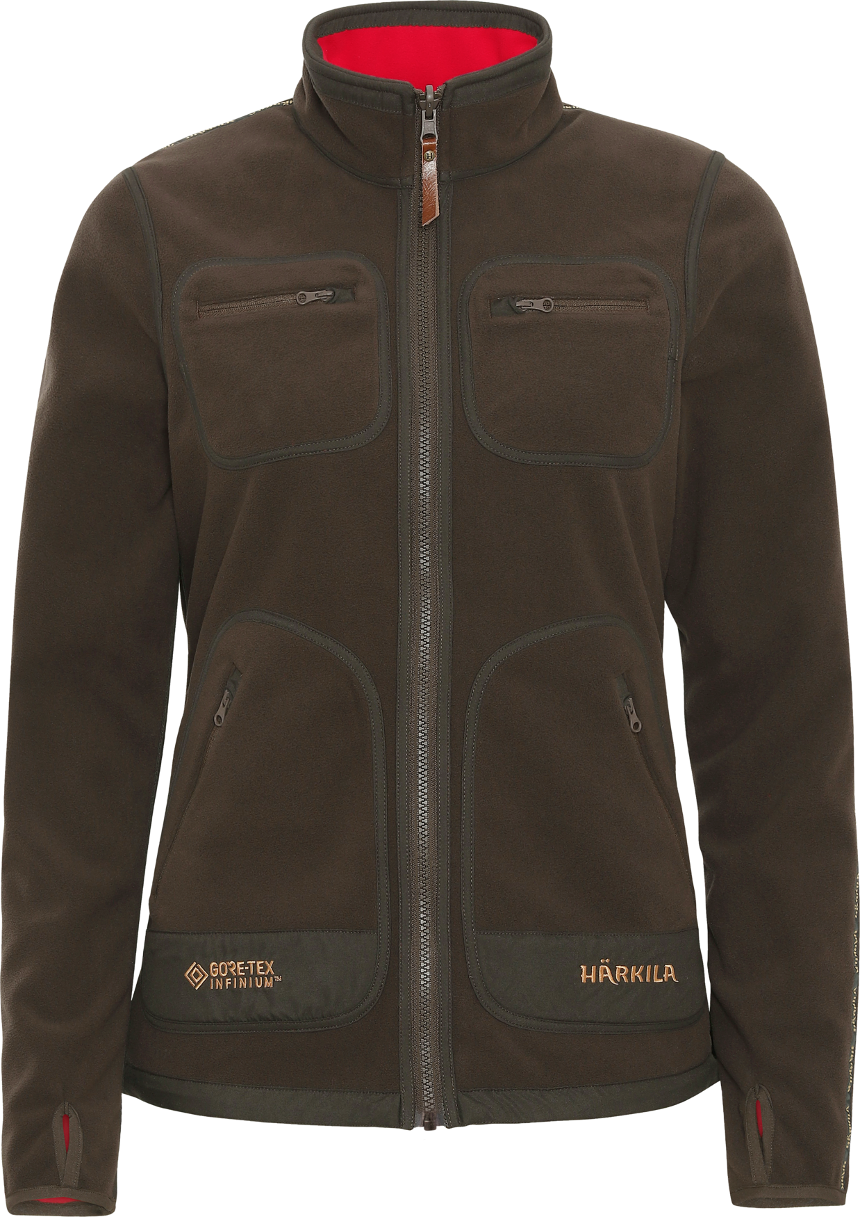 Kamko Fleece Kvinder - Brown/Red