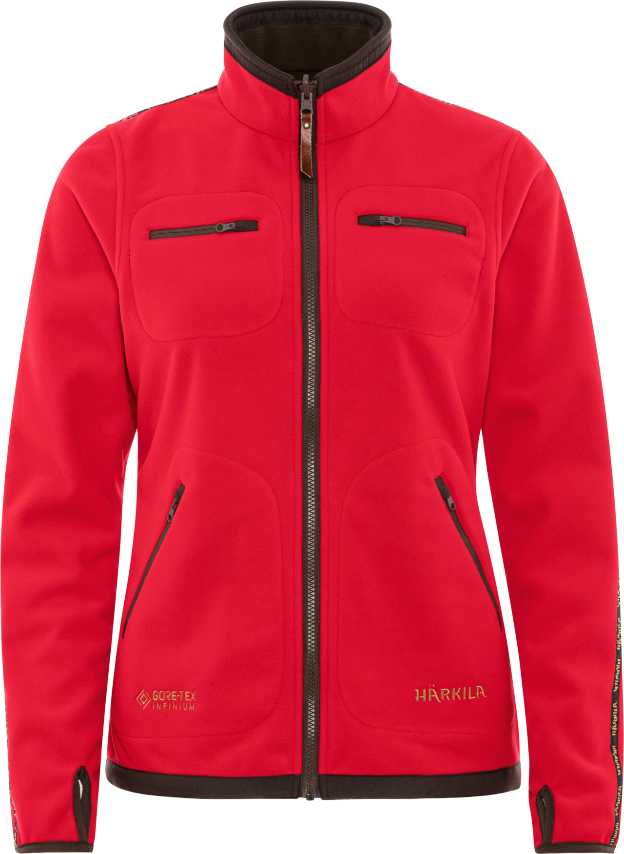 Kamko fleece Women - Brown/Red
