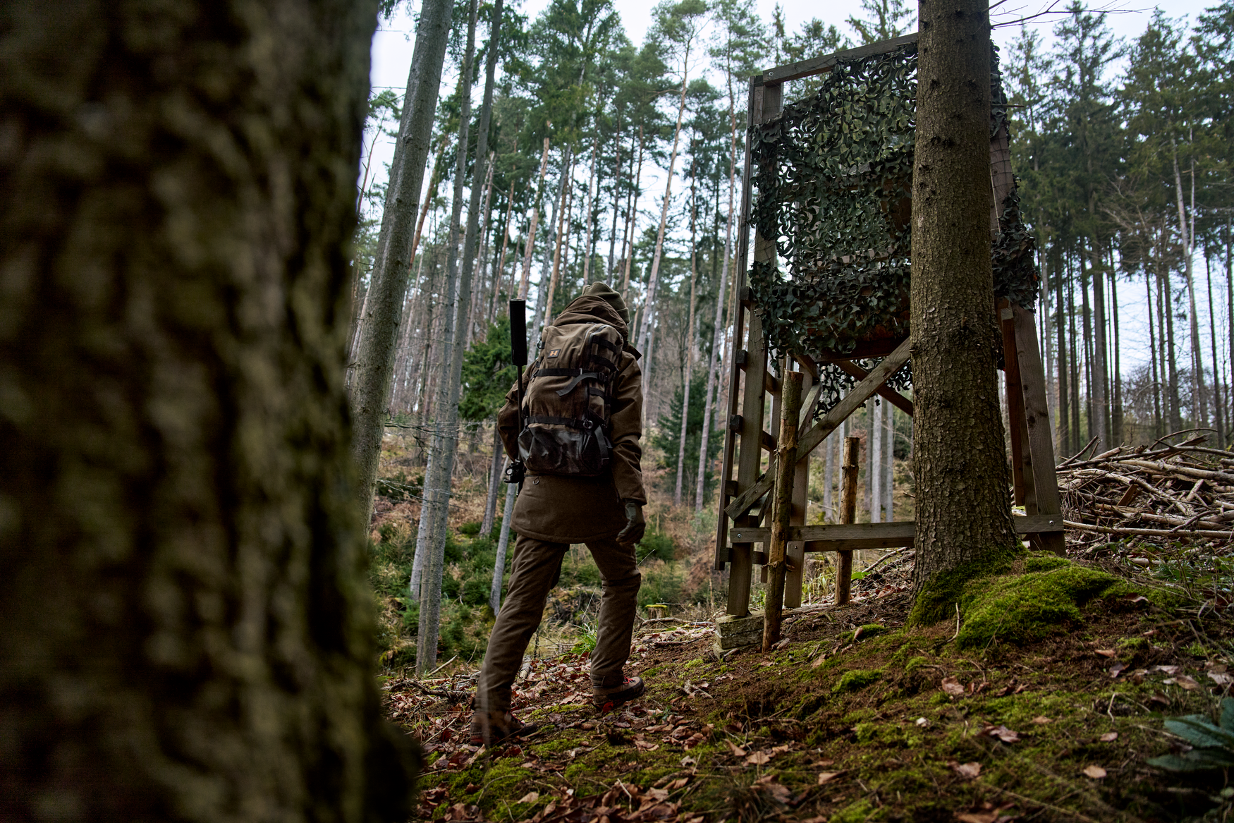 Pantalon Driven Hunt HWS Insulated Femmes - Willow green