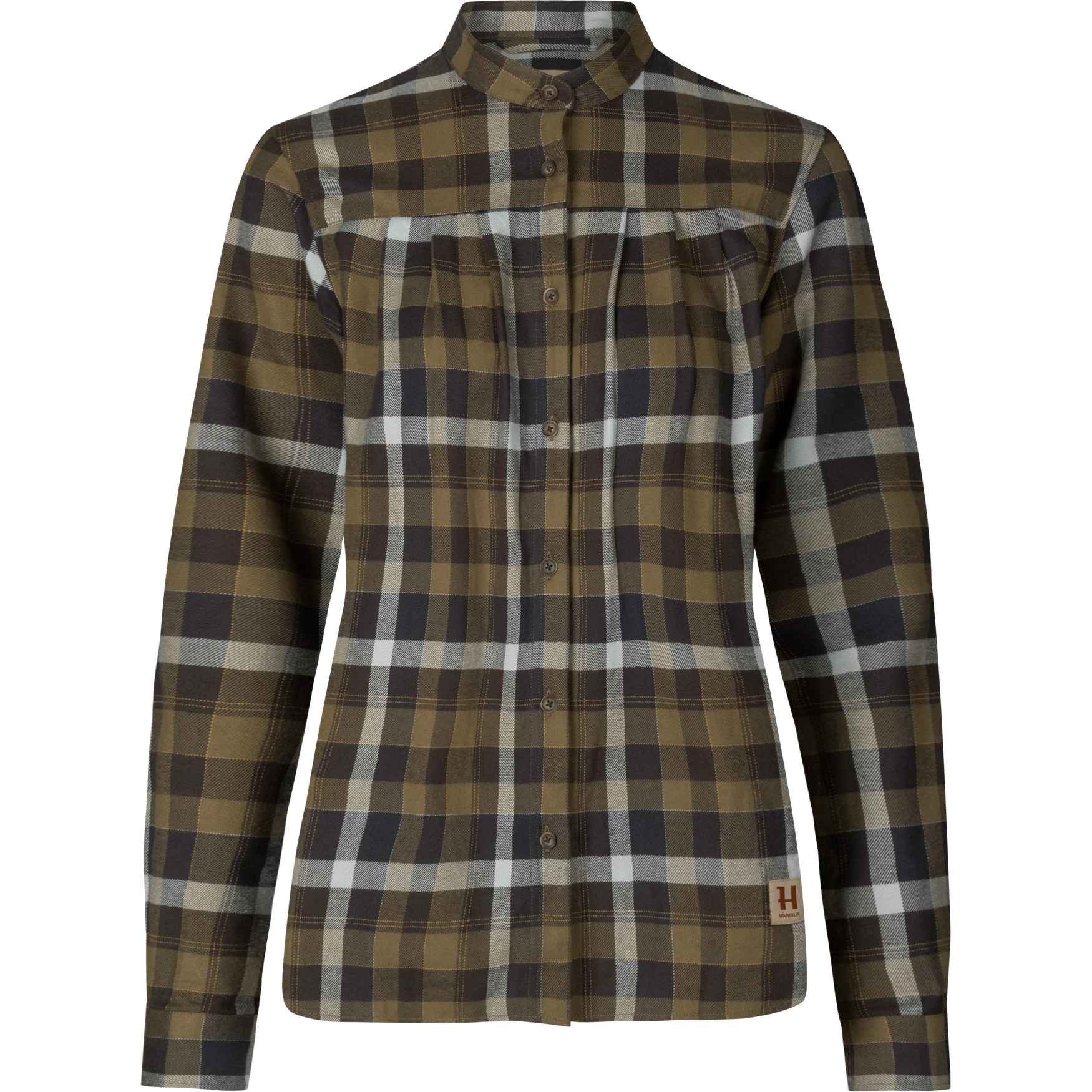 Chemise Sigrid L/S Women - Willow green/Phantom