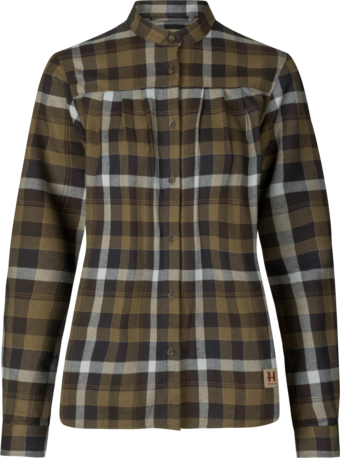 Sigrid L/S skjorte til kvinder - Willow green/Phantom