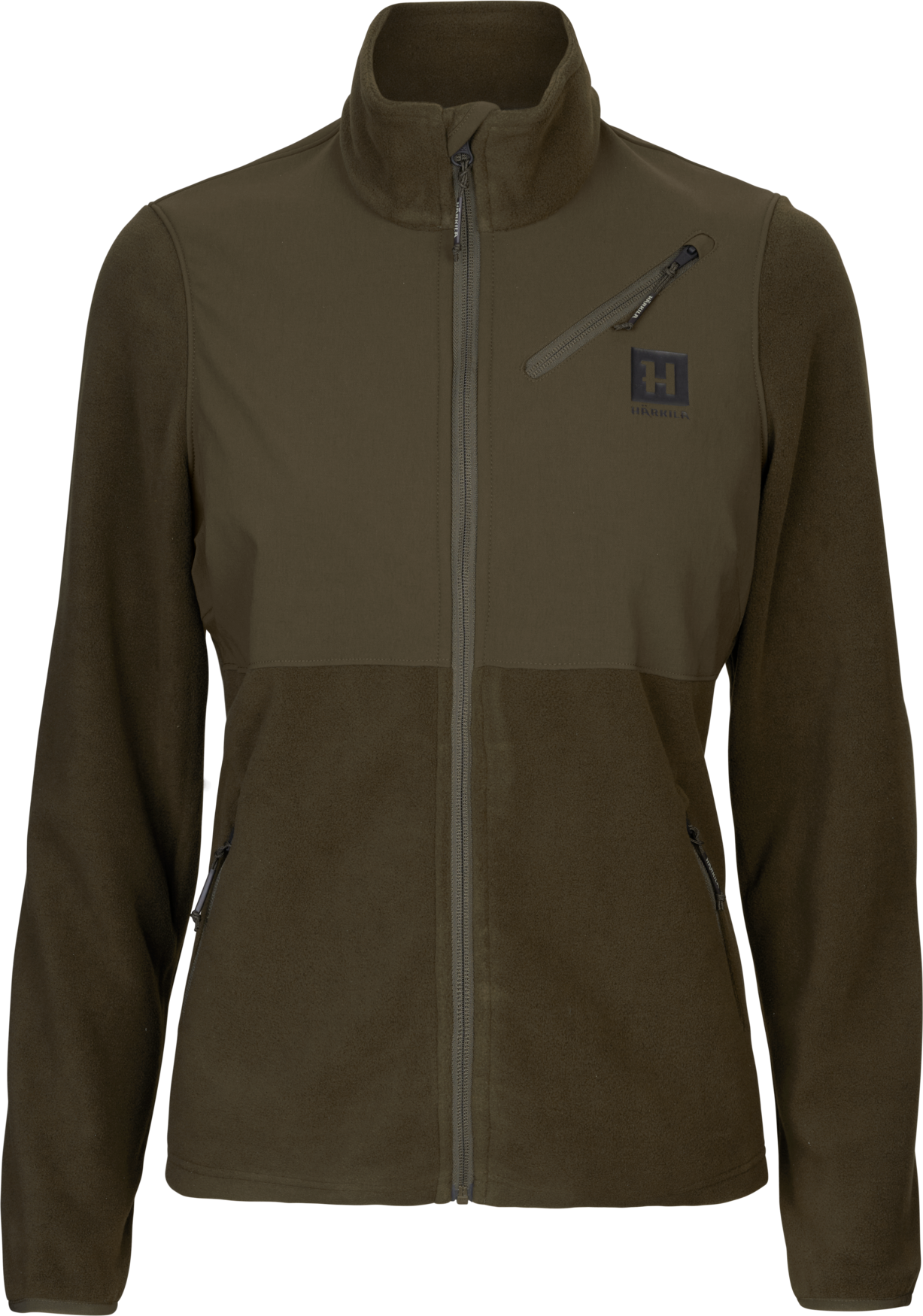 Härkila Fjell Fleecejakke til kvinder - Hunting green/Willow green