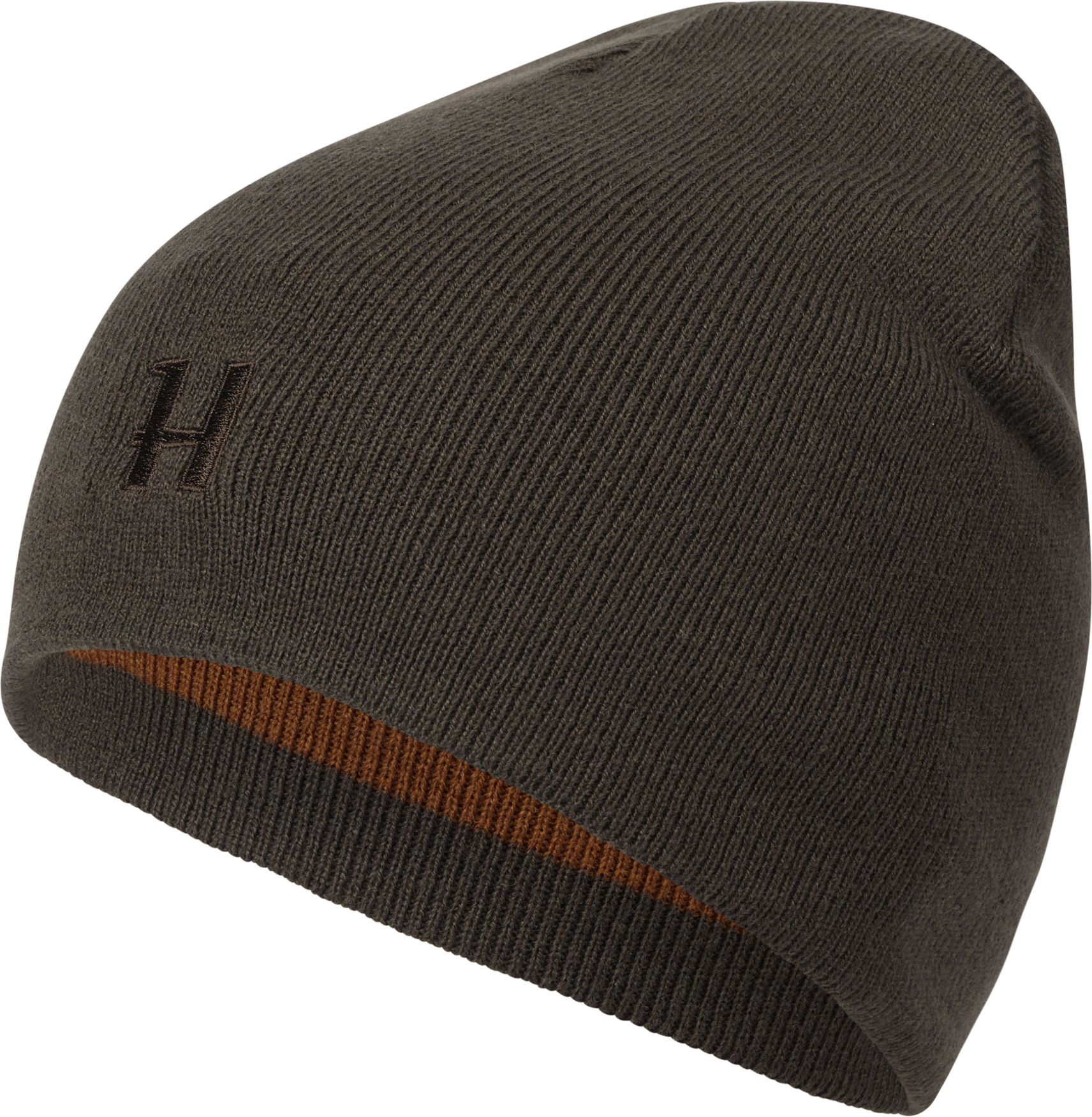 Härkila reversible beanie - Shadow brown/Rustique clay
