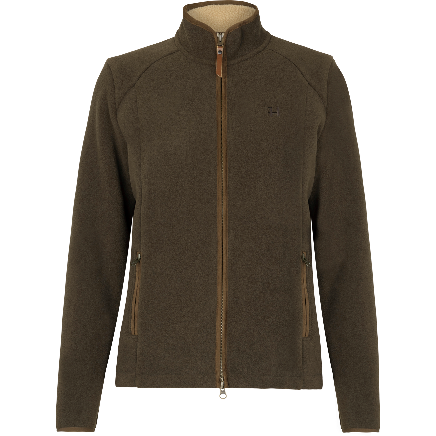 Sandhem Sherpa Fleecejakke Kvinder - Willow green