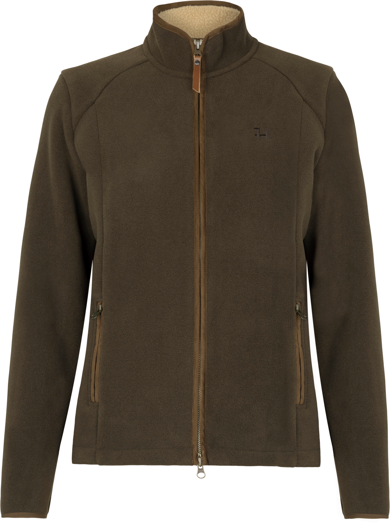 Sandhem Sherpa Fleecejakke Kvinder - Willow green