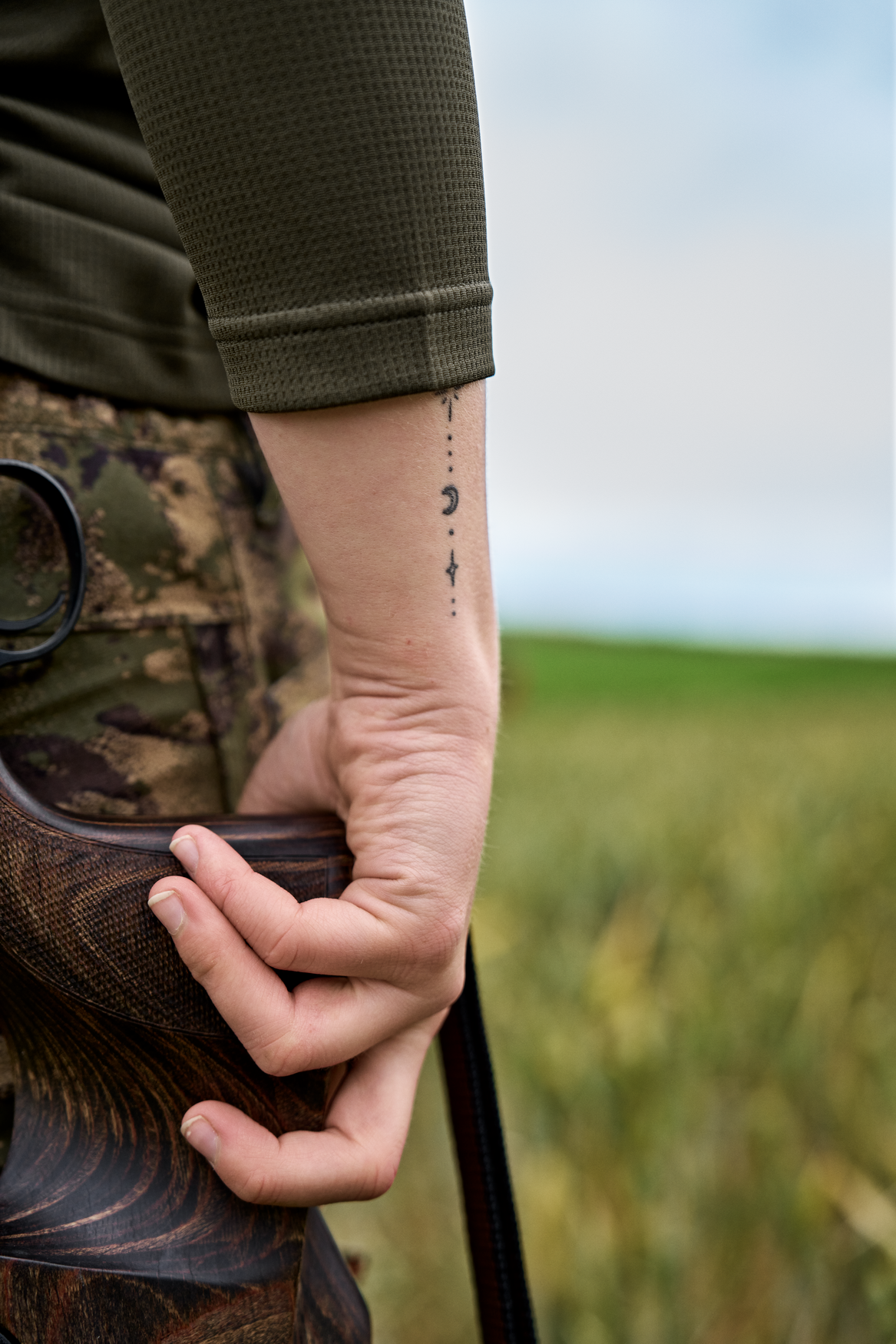 Härkila Instinct L/S T-shirt W - Willow green