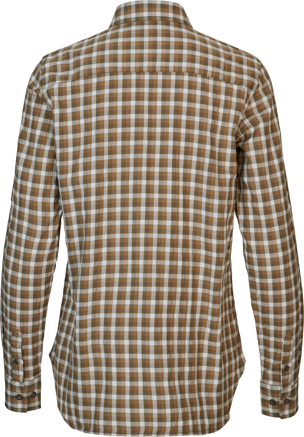 Härkila Fjell L/S-skjorte til kvinder - Dark olive check