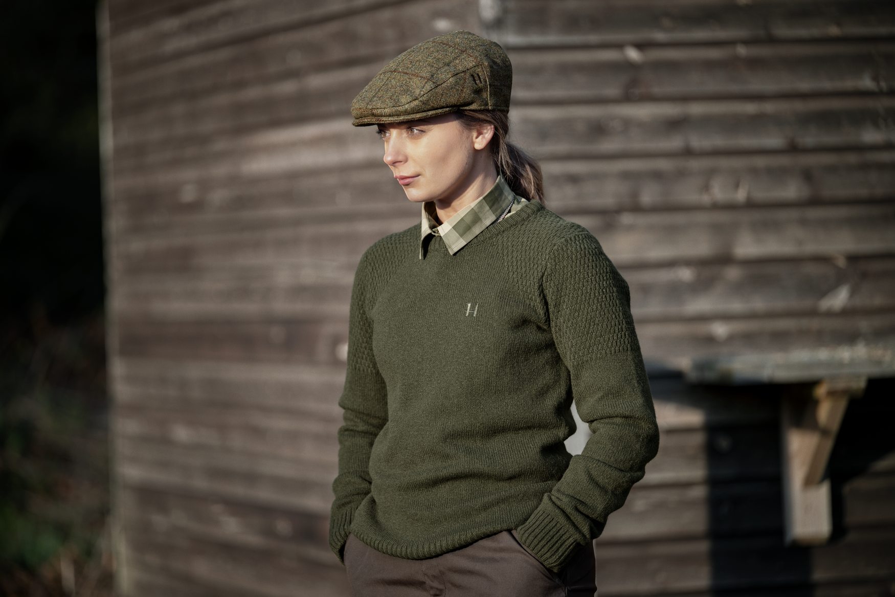 Vinnie Merino Pullover Kvinder - Rosin