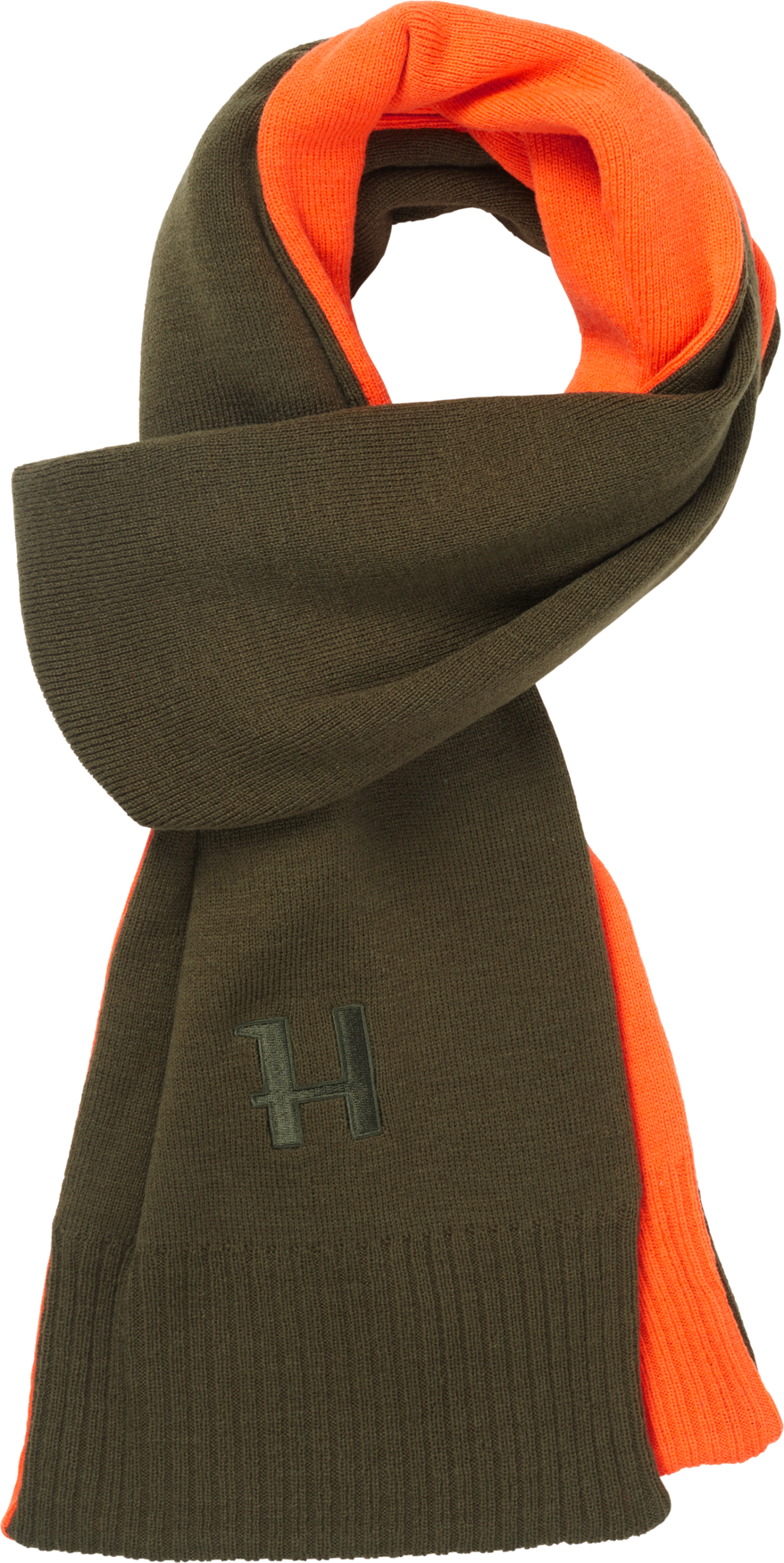 Härkila Reversible Tørklæde - Willow green/Orange