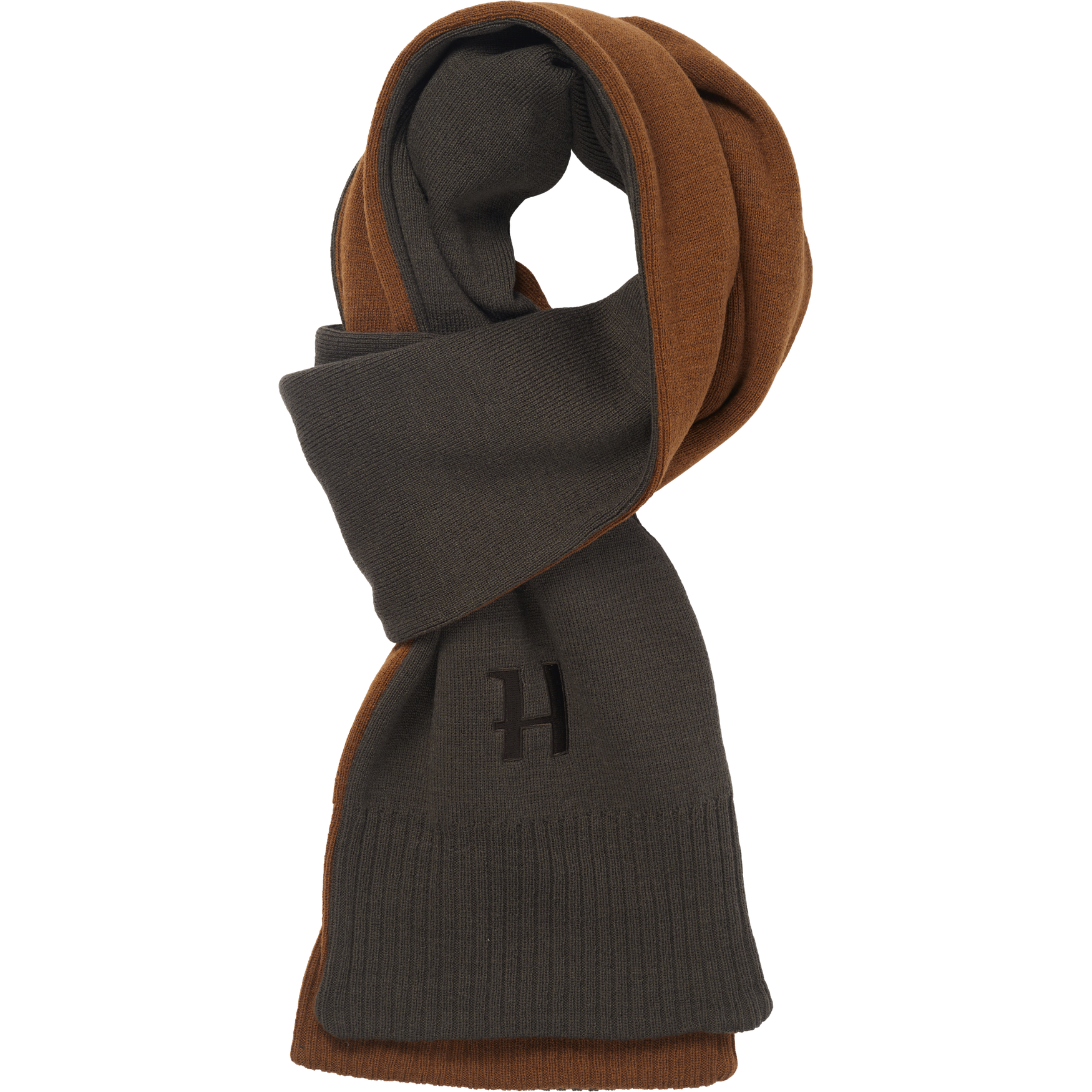 Härkila Écharpe Reversible - Shadow brown/Rustique clay