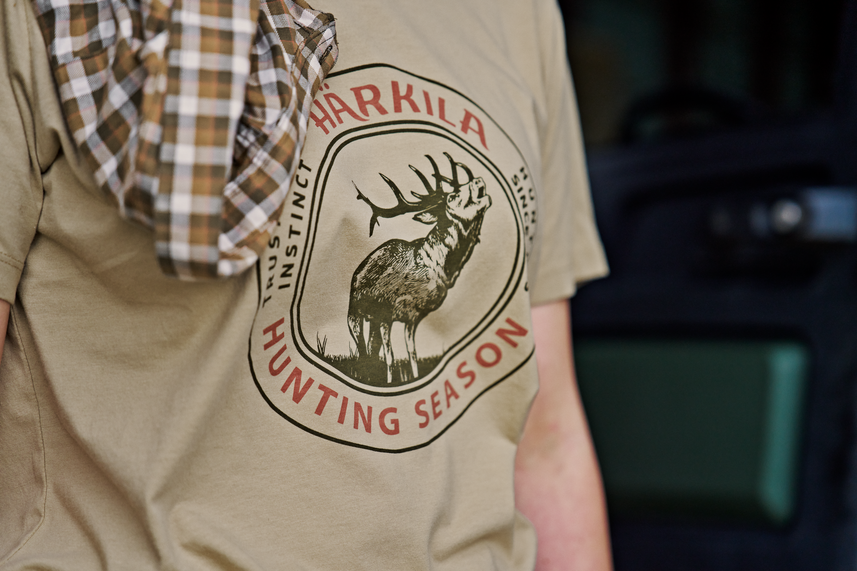 Härkila Stag Badge S/S T-shirt W - Sand