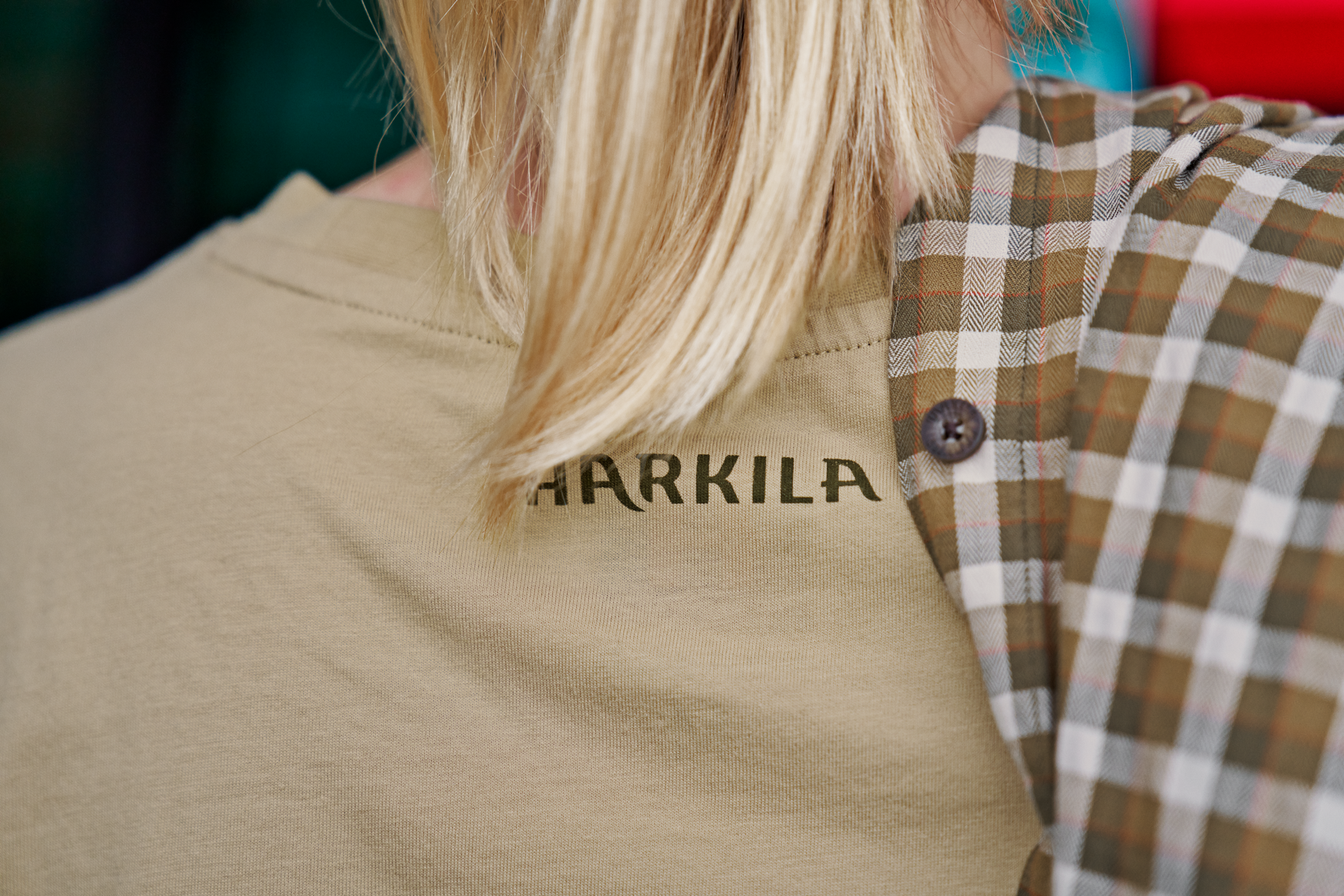Härkila Stag Badge S/S T-shirt W - Sand