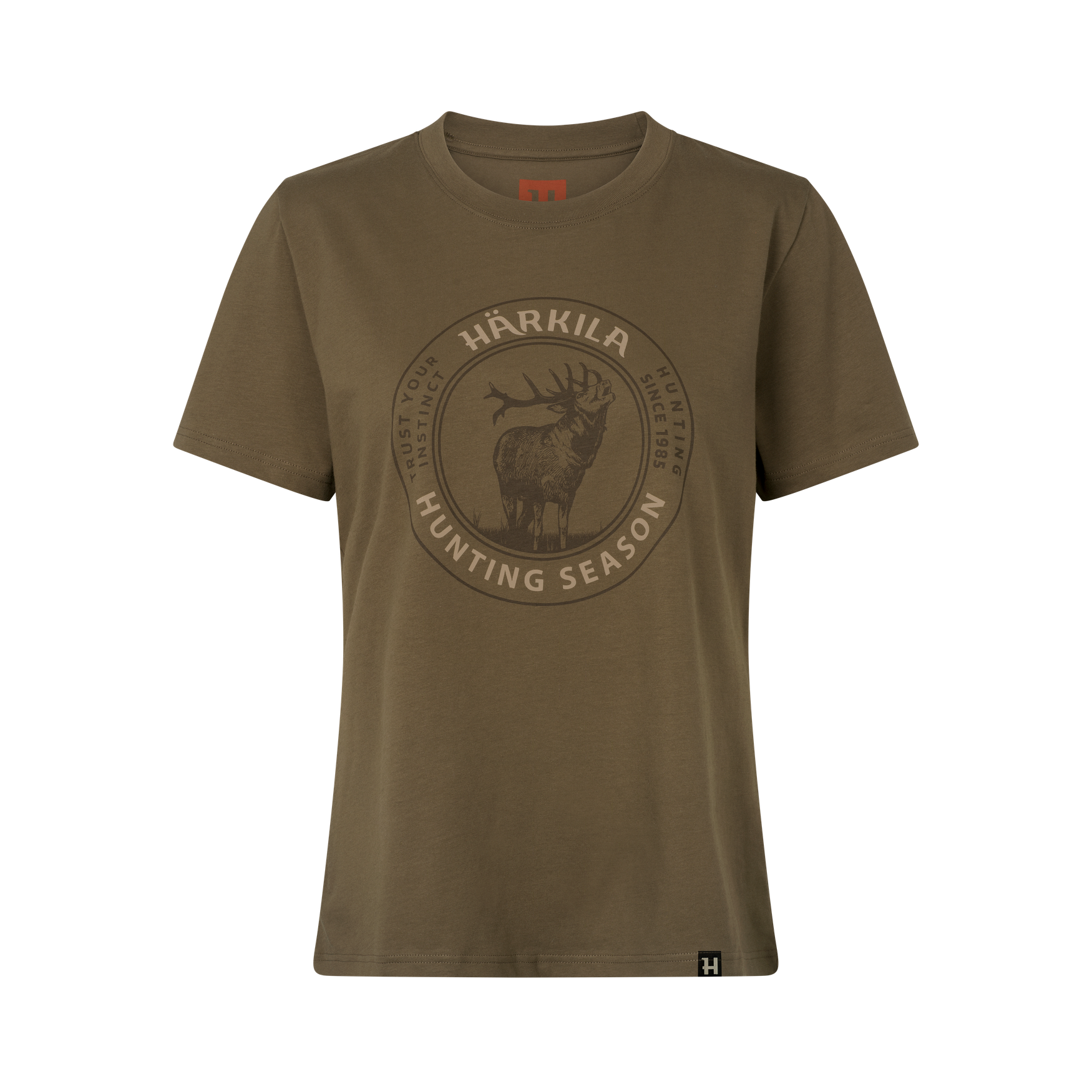 Härkila Stag Badge S/S T-shirt W - Beech