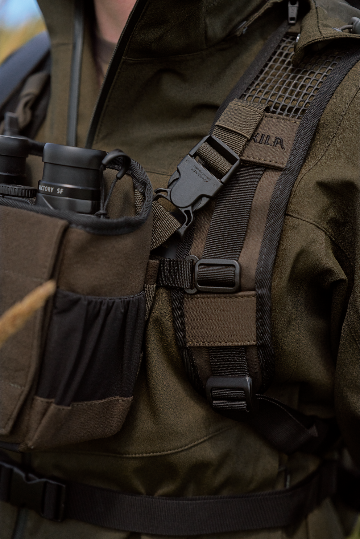 Härkila Bino Harness - Dark willow green