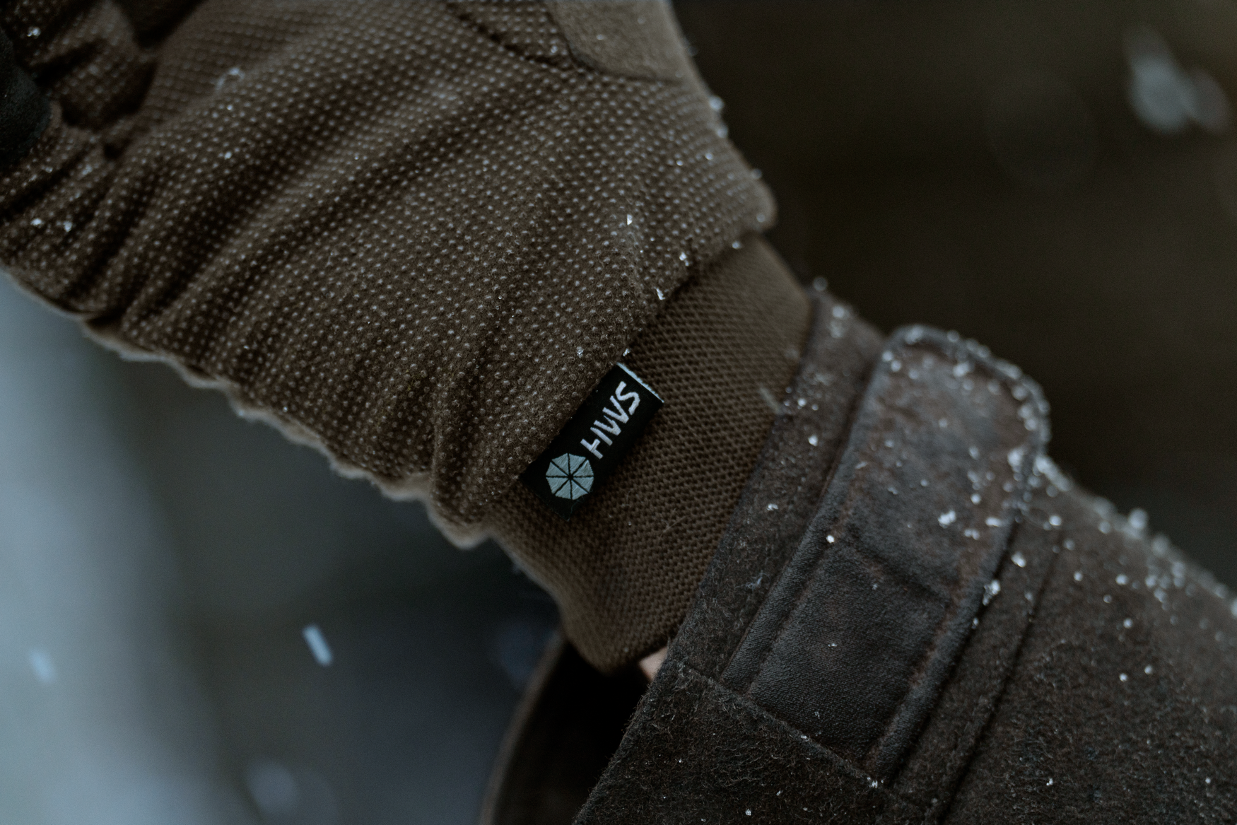 Garor HWS-handsker med foldbar finger - Hunting green