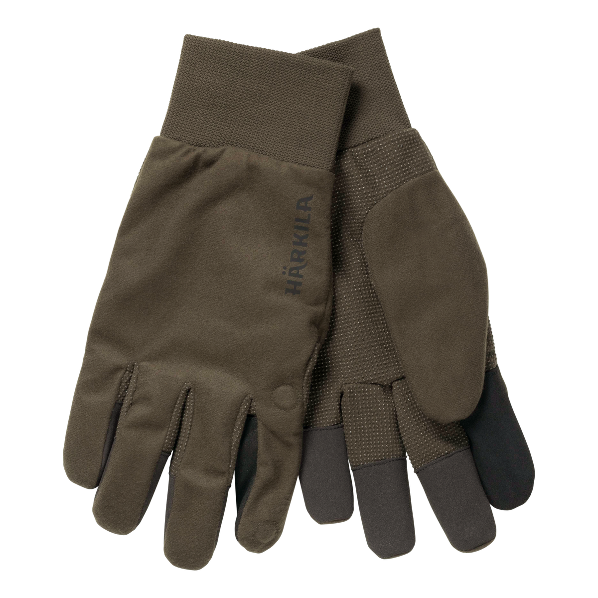 Garor HWS-handsker med foldbar finger - Hunting green