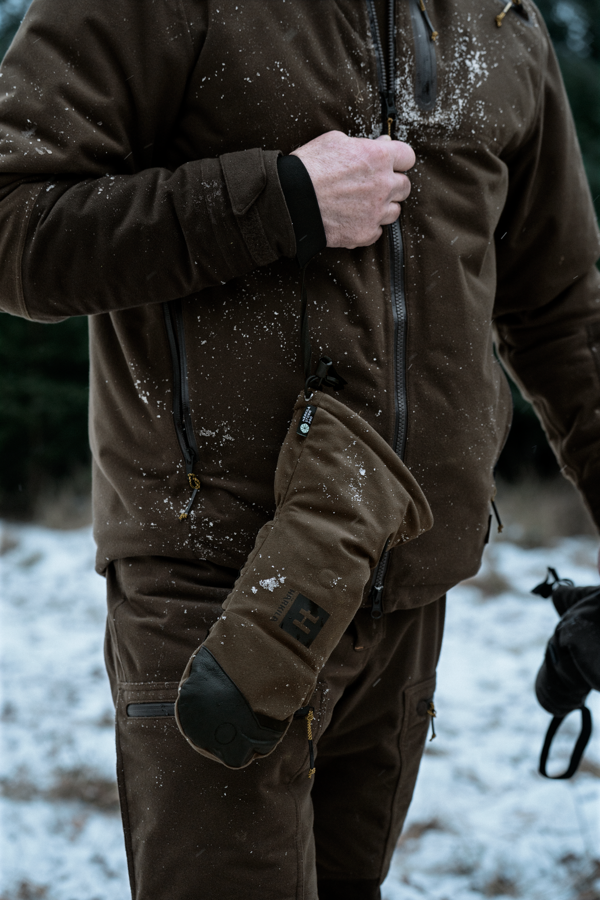 Härkila Heat HSP Fold-Back Fäustlinge - Hunting green