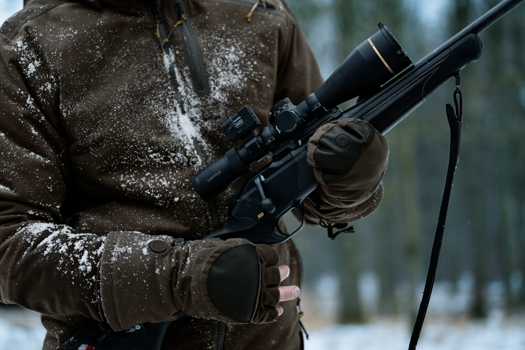 Härkila Heat HSP Fold-Back Fäustlinge - Hunting green