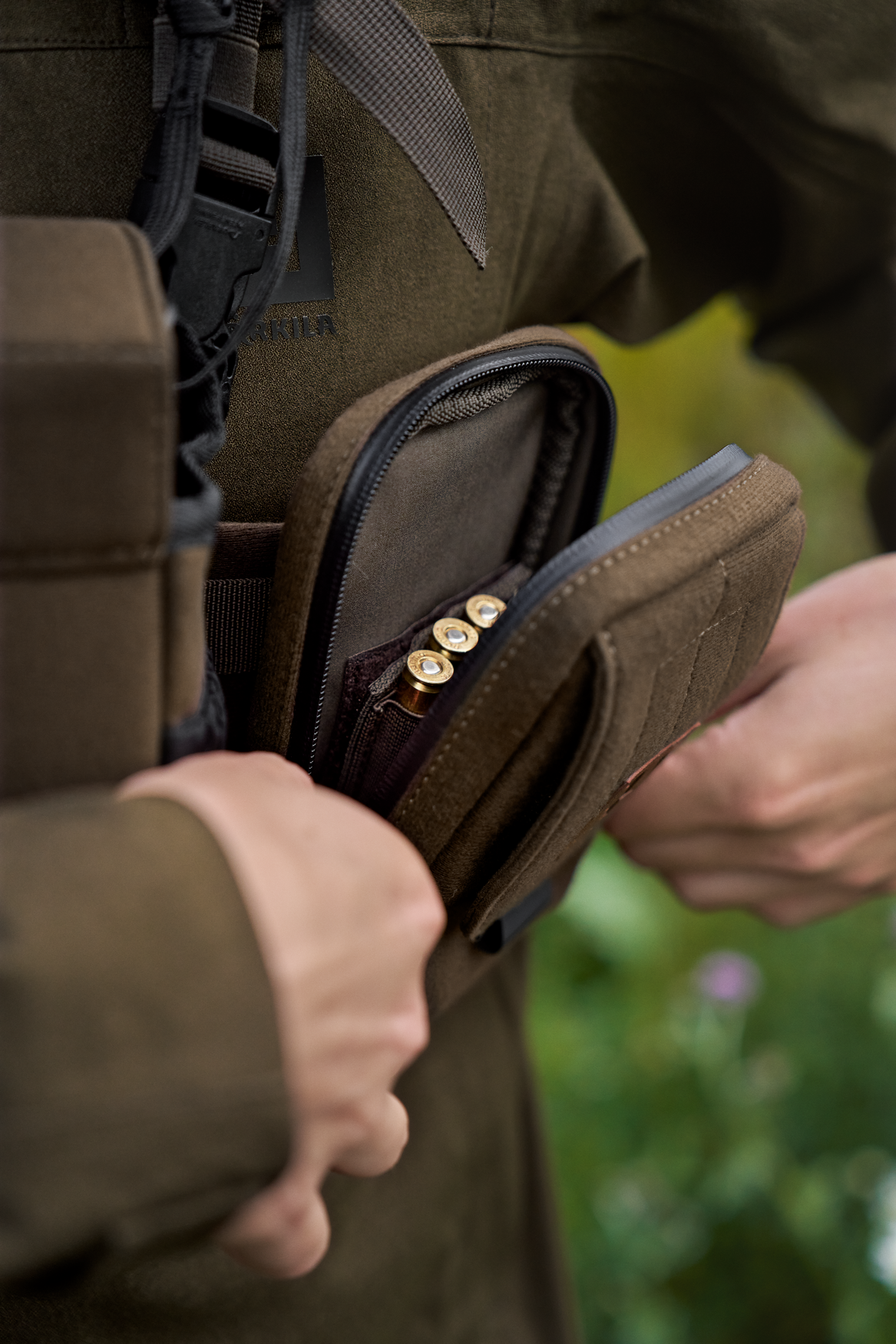 Härkila Utility Pouch - Dark willow green