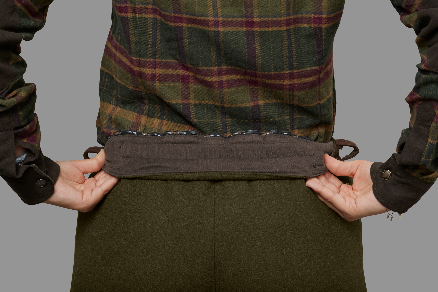 Metso Winter trousers Women - Willow green/Shadow brown