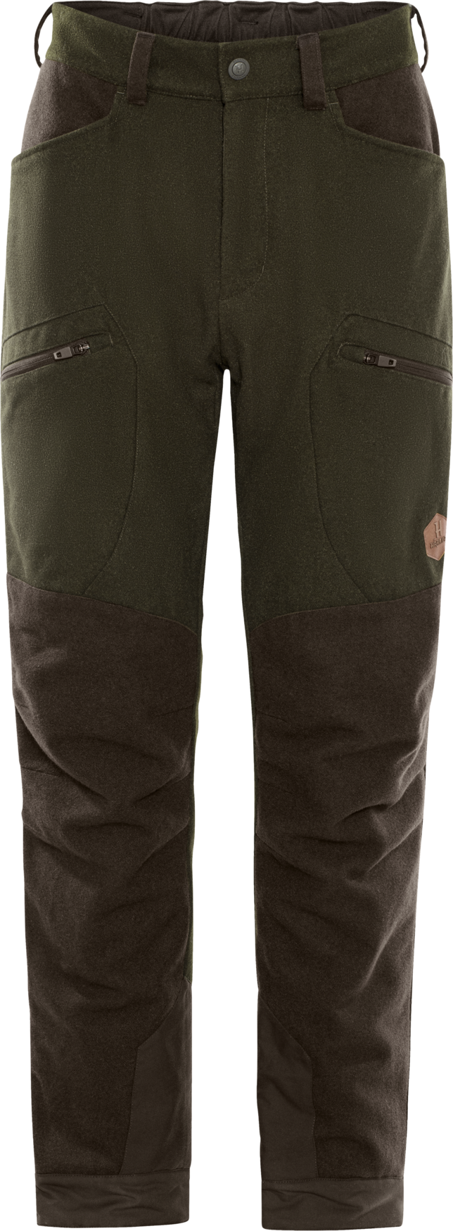 Metso Winter trousers Women - Willow green/Shadow brown