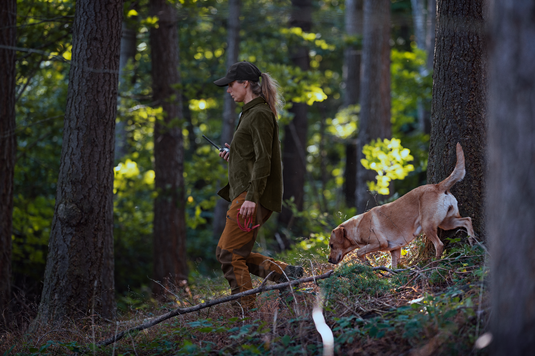 Larch membran bukser Women - Burnt clay