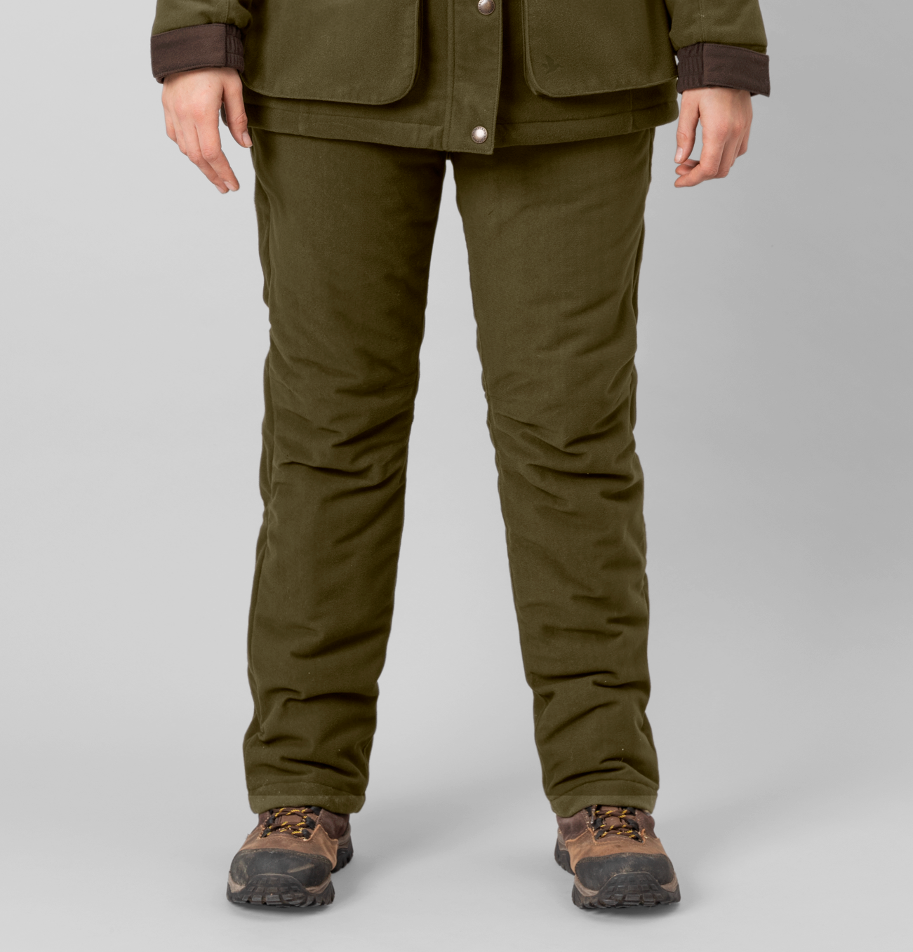 Max warm II Women Trousers - Pine green