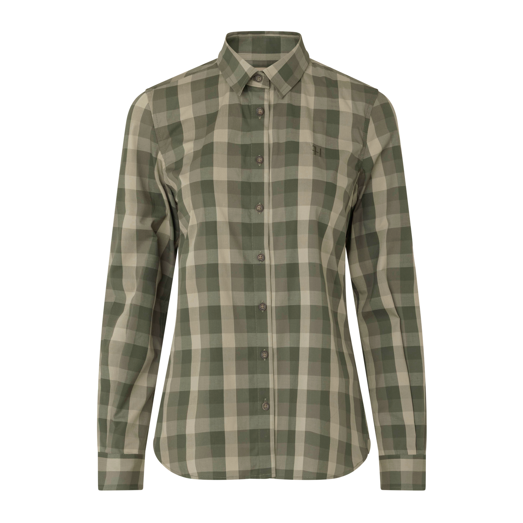 Akeena L/S skjorte W - Forest night check