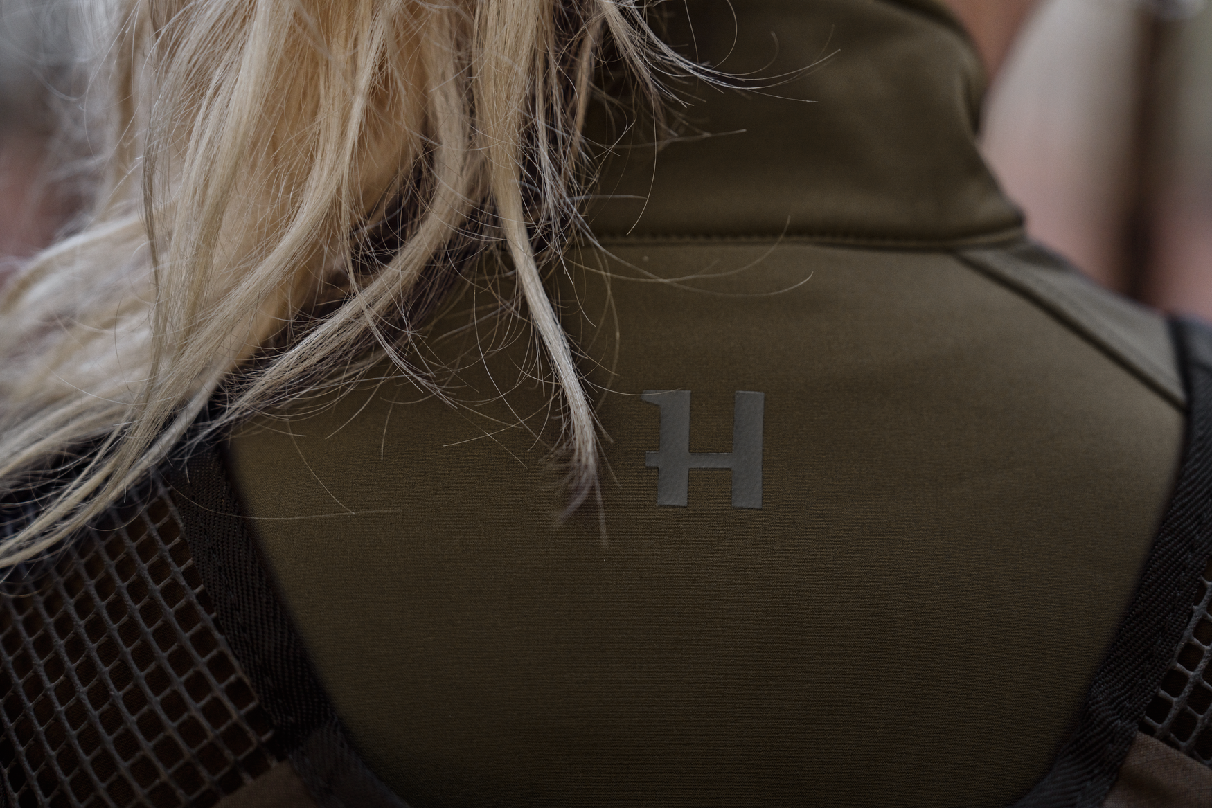 Härkila Scandinavian softshell-jakke W - Willow green/Shadow brown