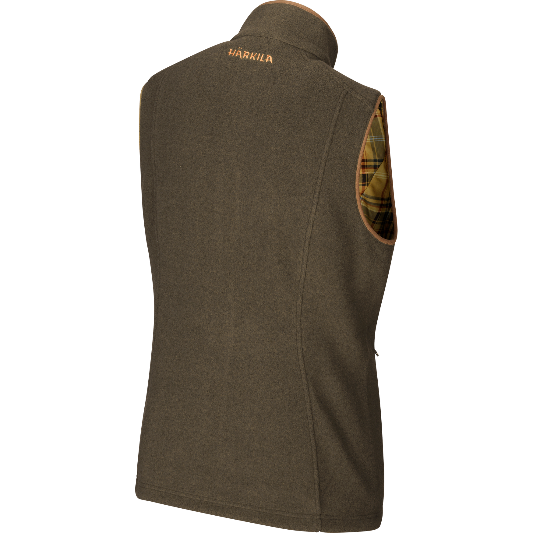 Sandhem lady fleece waistcoat - Willow green melange
