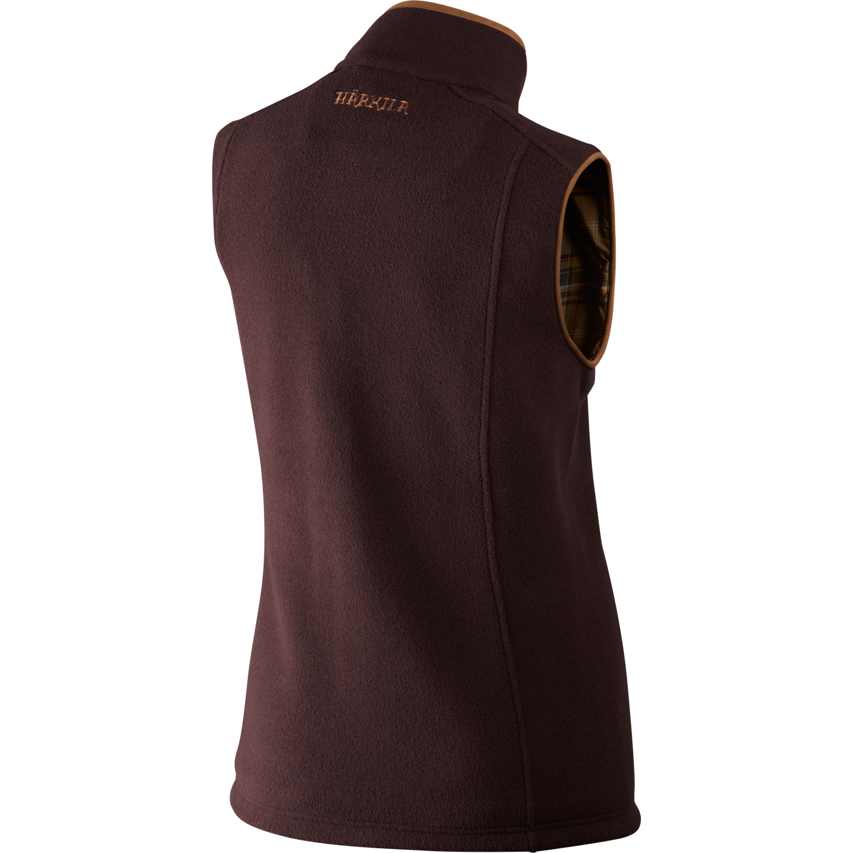 Sandhem Lady fleece vest - Dark port melange
