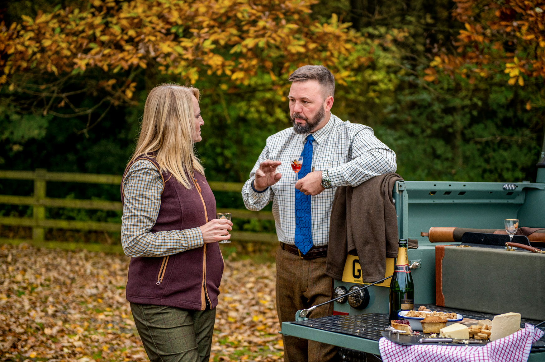 Sandhem Lady fleece vest - Dark port melange