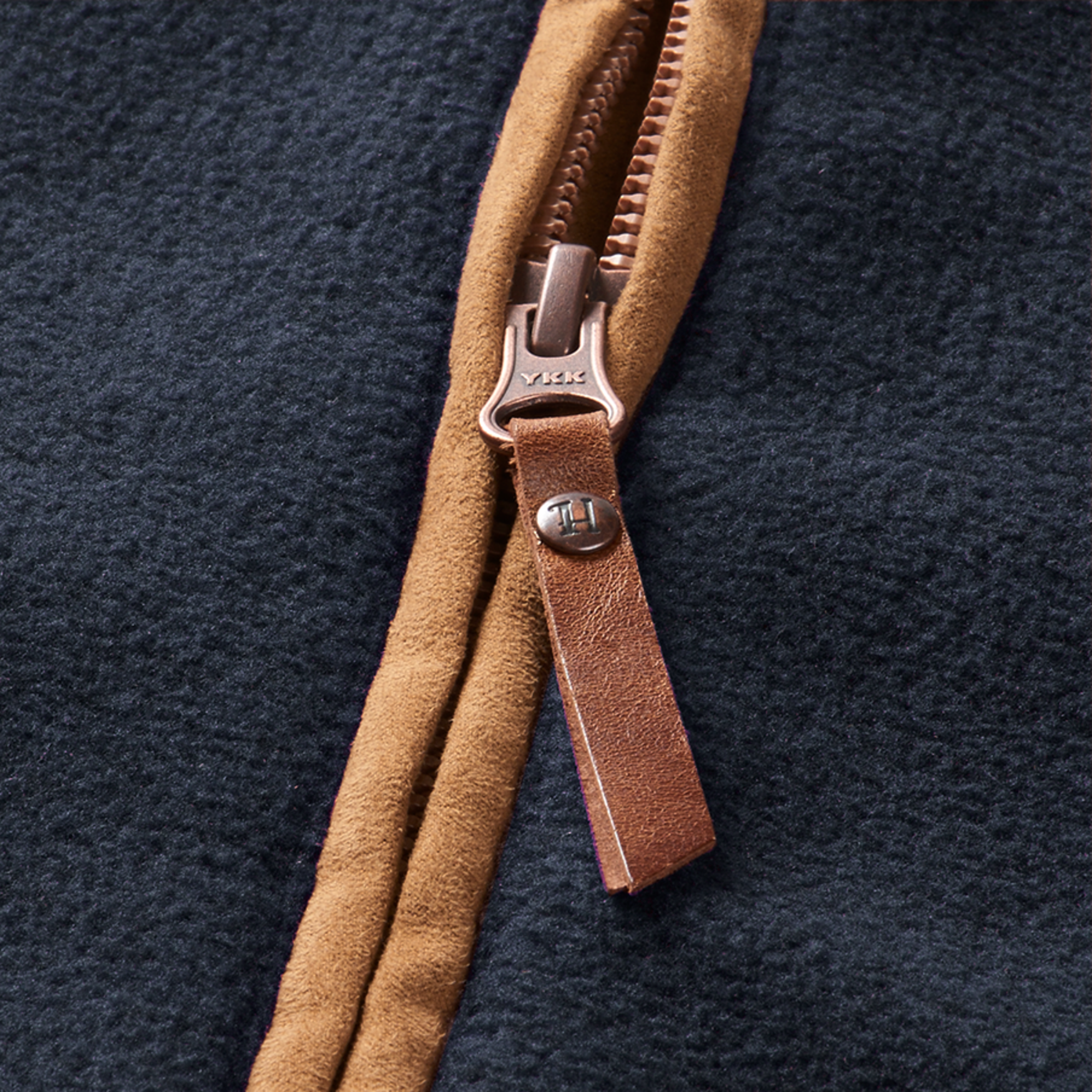 Sandhem Lady fleece vest - Dark navy melange