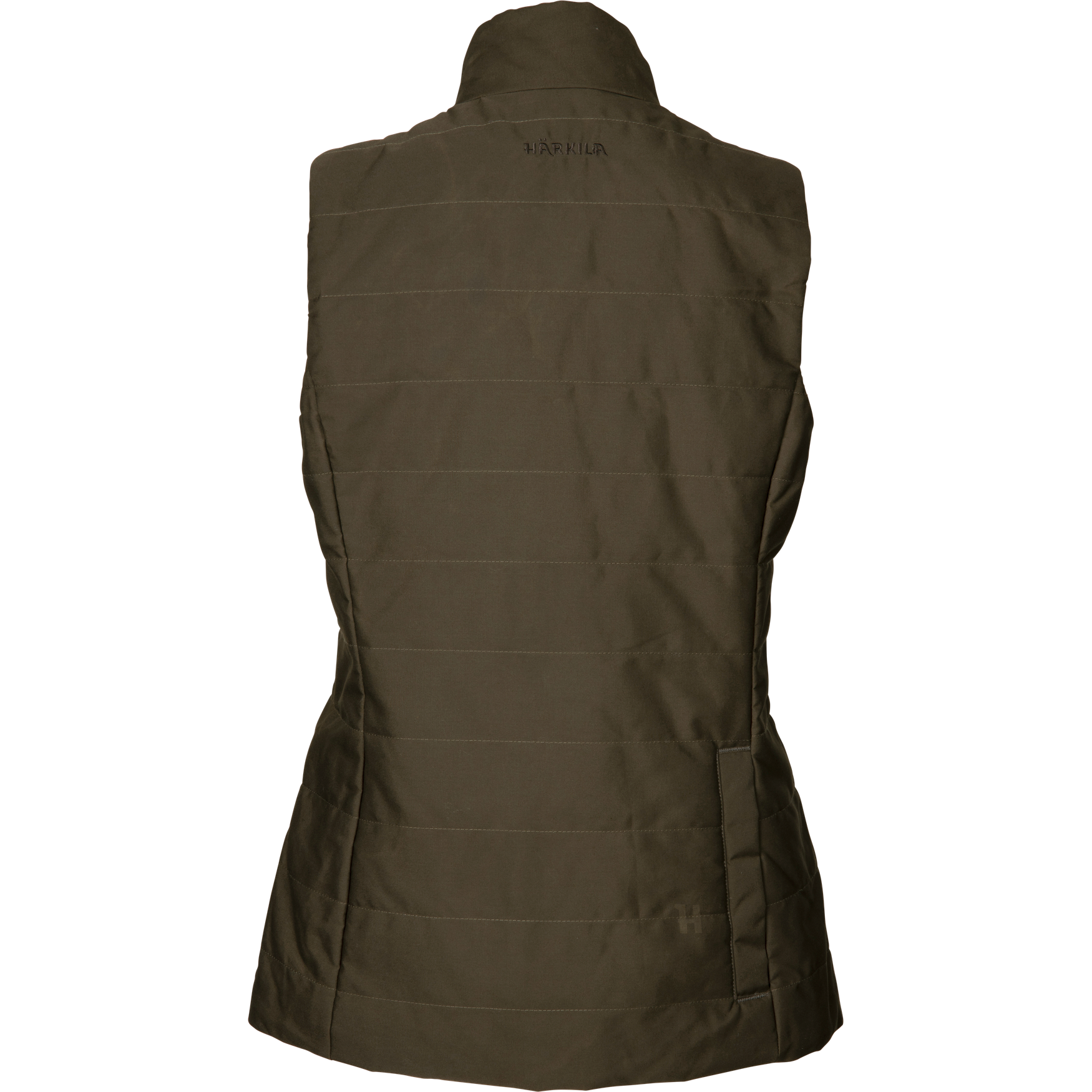 Retrieve vest Women - Dark warm olive/Burgundy